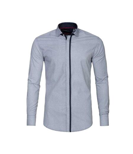 Chemise Moscow Homme Bleu Noir Di Selentino