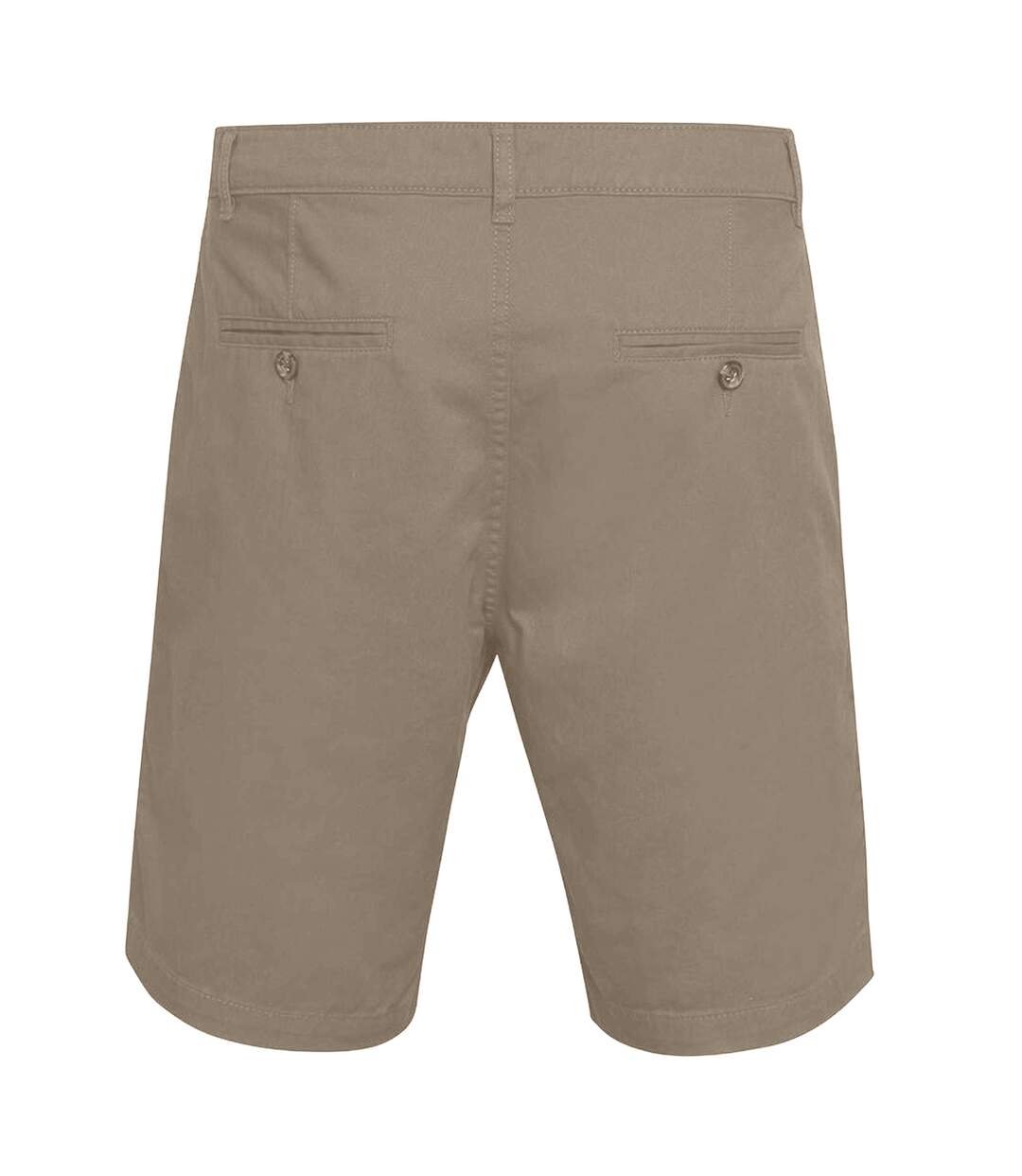 Mens Casual Chino Shorts Khaki Asquith & Fox-2