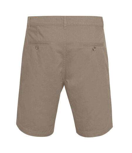 Mens Casual Chino Shorts Khaki Asquith & Fox