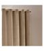 Yard Chenille Velvet Eyelet Curtains (Natural) (229cm x 183cm)