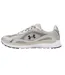 Mens Tech Athletic Leather Trainers Grey Black Under Armour-2