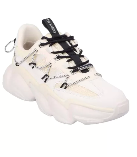 Baskets Spectator-r Adulte Blanc Cassé Steve Madden