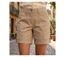 Short en coton Femme MAYFLOWER EXTRA1B : le confort d'un basique à revers ajustables-1