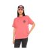 T-shirt femme col rond avec imprimé devant et dos Sacré Coeur Vondutch-1
