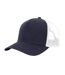 Casquette Trucker Bleu Marine Blanc Brain Waves-1