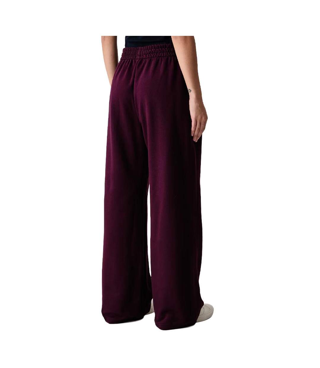 Jogging bordeaux femme tommy hilfiger essential-2