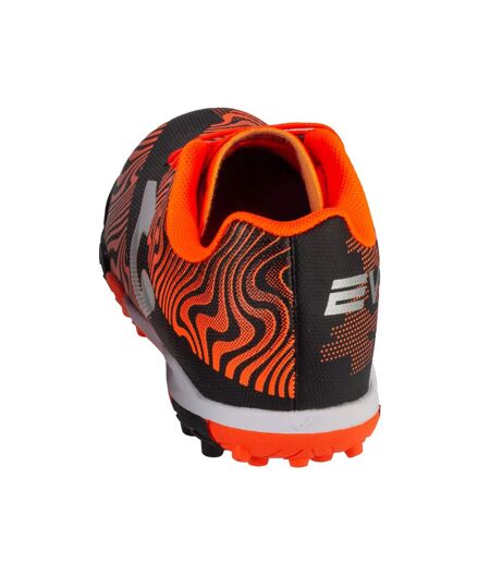 Childrens/kids Evolution Artificial Ground Football Boots Orange Black Joma