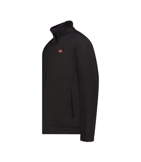 Veste polaire noire homme geographical norway ureversible