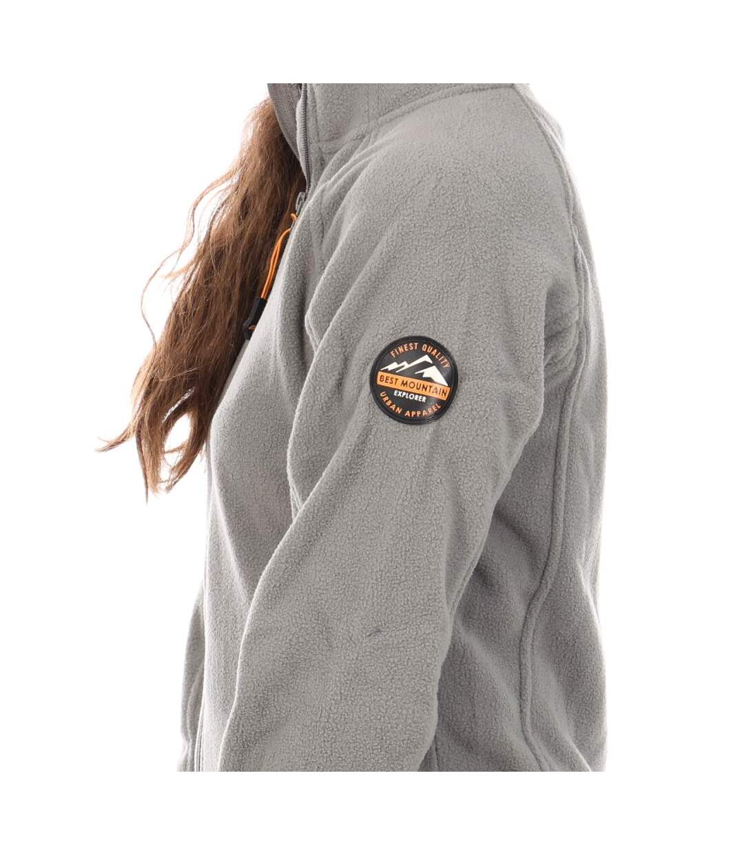 Sweat polaire gris femme best mountain victoria - 3xl-3