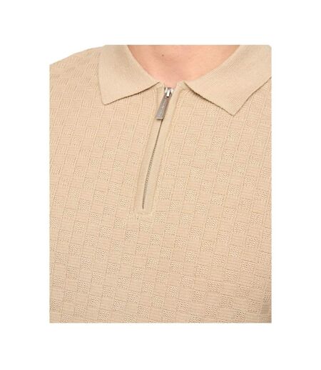 Polo Danvers Homme Beige Gris Duck And Cover