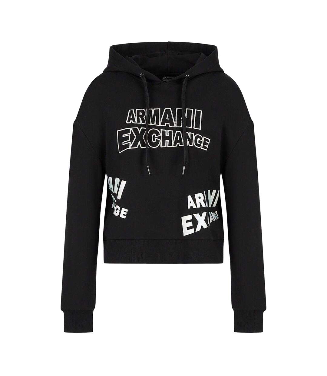 Sweat À Capuche Femme Noir Armani Exchange-1