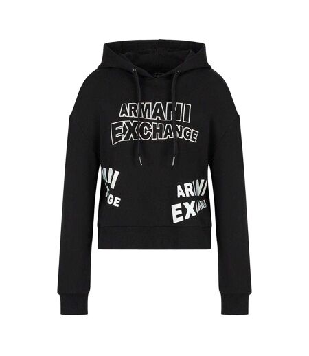 Sweat À Capuche Femme Noir Armani Exchange