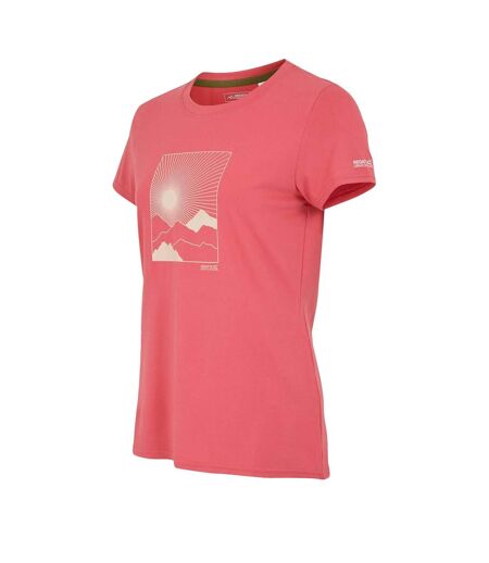 T-shirt fingal femme pêche foncée Regatta