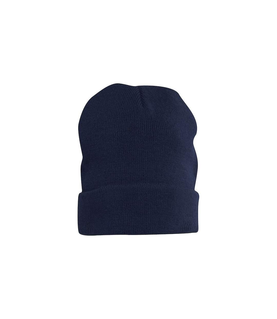 Bonnet hubert adulte bleu marine foncé Clique-1