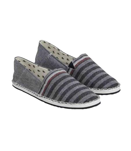 Espadrilles Motif/style Rayé Homme Bleu Marine Gris Tommy Hilfiger