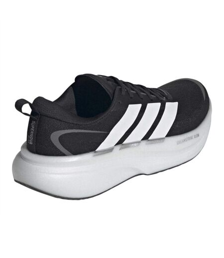 Chaussures Course À Pied Supernova Homme Noir Blanc Adidas