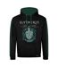 Harry Potter Unisex Adult Slytherin Hoodie (Black/Green)