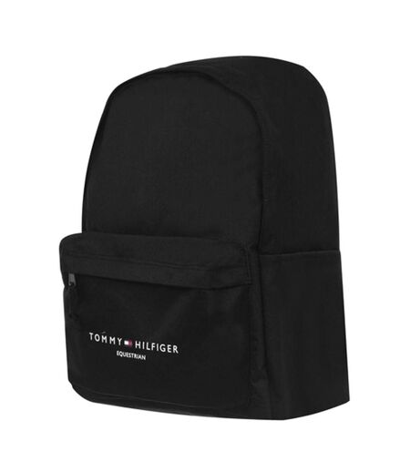 Sac à dos noir homme tommy hilfiger equestrian - taille unique