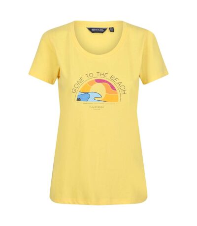 T-shirt filandra femme jaune vif Regatta