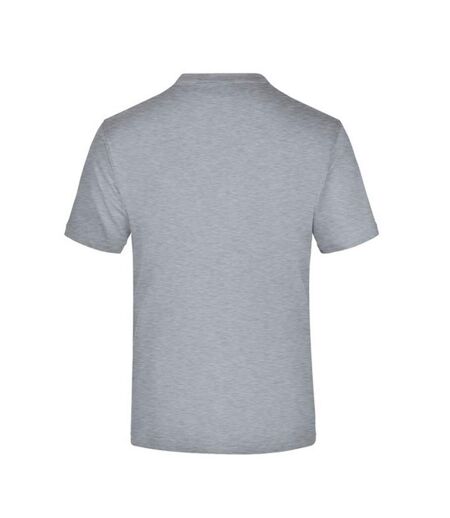 T-shirt Medium Adulte Gris Chiné James And Nicholson