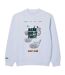 Unisex Adult Motif Pique Relaxed Fit Sweatshirt Blue Lacoste-1