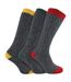 Sock Snob - 3 paires de chaussettes femme extra longues en laine douce et chaude-3