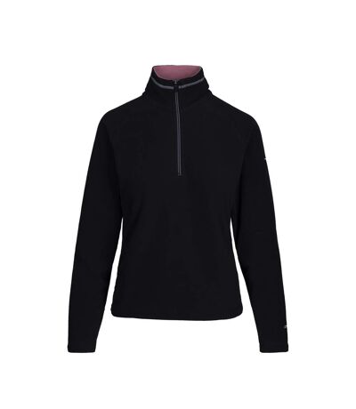 Womens/ladies skylar fleece top black/light mulberry Trespass