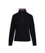 Womens/ladies skylar fleece top black/light mulberry Trespass