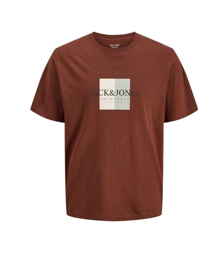 T-Shirt terracotta homme jack & jones frederiksberg - l