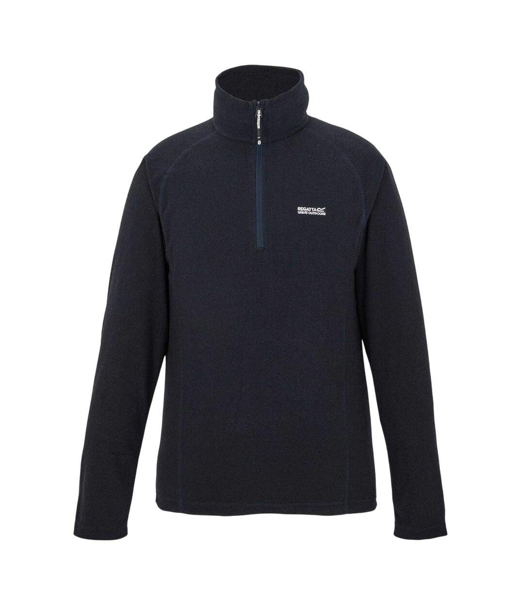 Haut Polaire Uni À Col Montant Zippé Homme Bleu Marine Regatta-2
