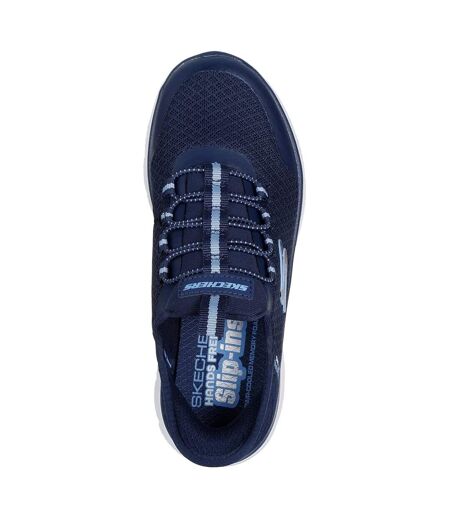 Baskets summits enfant bleu marine Skechers