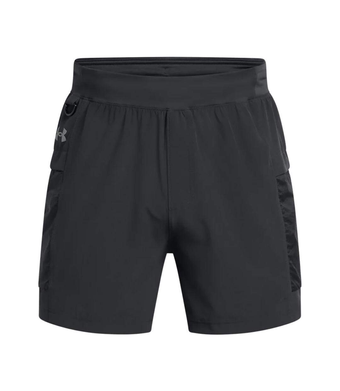 Short noir under homme under armour trail run-1