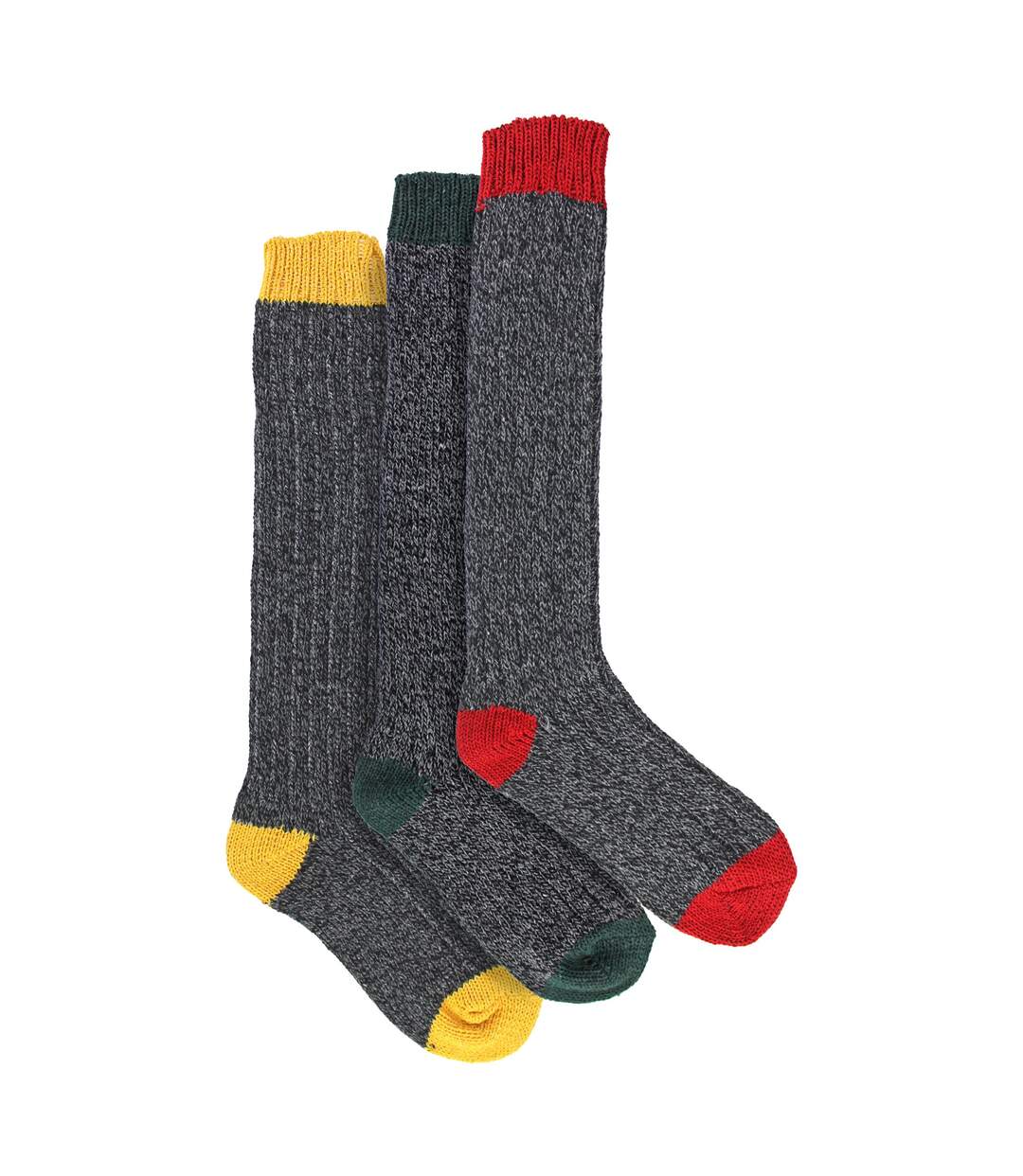 Sock Snob - 3 paires de chaussettes femme extra longues en laine douce et chaude-4