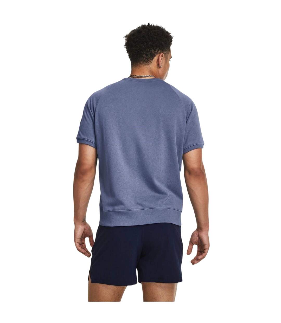 T-shirt Project Rock Homme Bleu Under Armour-3