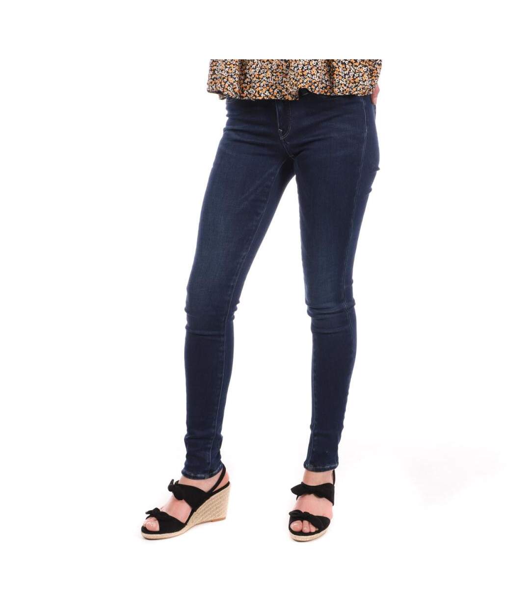 Jean Skinny Bleu Brut Femme G-Star 3301 Jeg - W24-L32-1