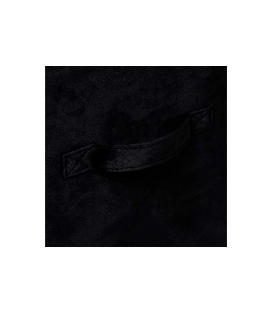 Boîte de Rangement Carrée Velours Mix n'Modul 31x31cm Noir-2