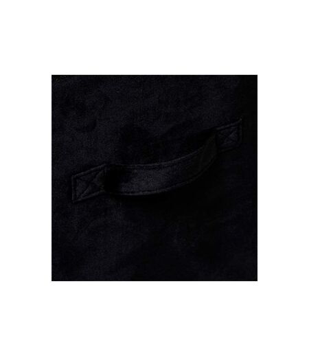 Boîte de Rangement Carrée Velours Mix n'Modul 31x31cm Noir