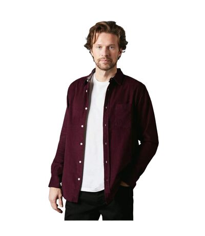 Chemise Manches Longues Homme Bordeaux Maine