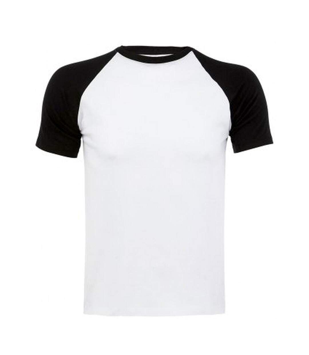 T-shirt manches courtes funky homme blanc/noir SOLS