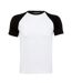 SOLS - T-shirt manches courtes FUNKY - Homme (Blanc/noir) - UTPC300