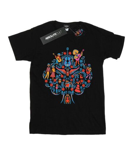 Disney - T-shirt COCO TREE PATTERN - Femme (Noir) - UTBI16467