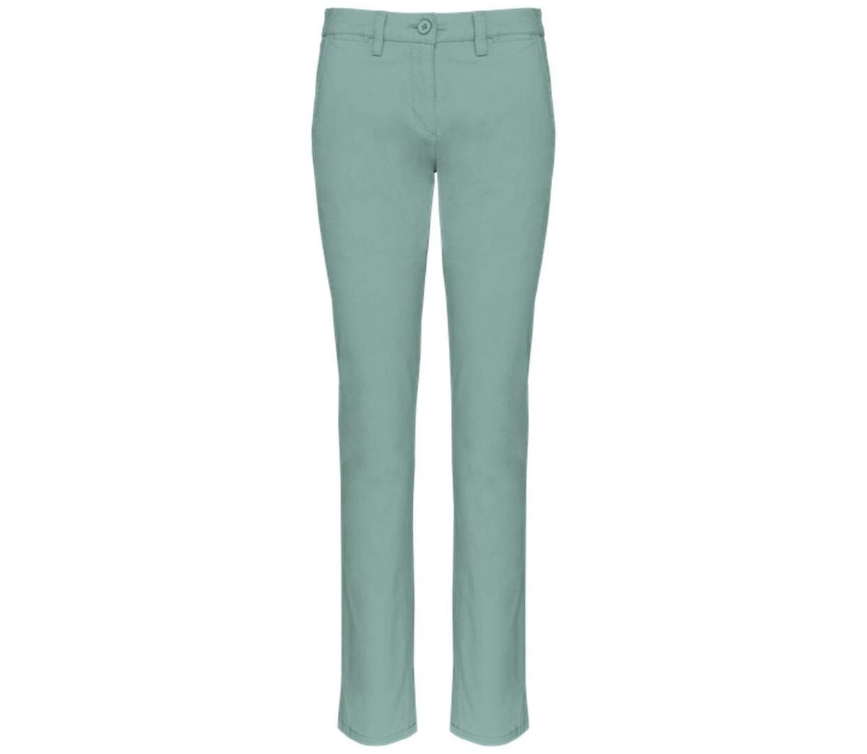 Pantalon chino - Femme - PAT741 - vert amande - sage-1