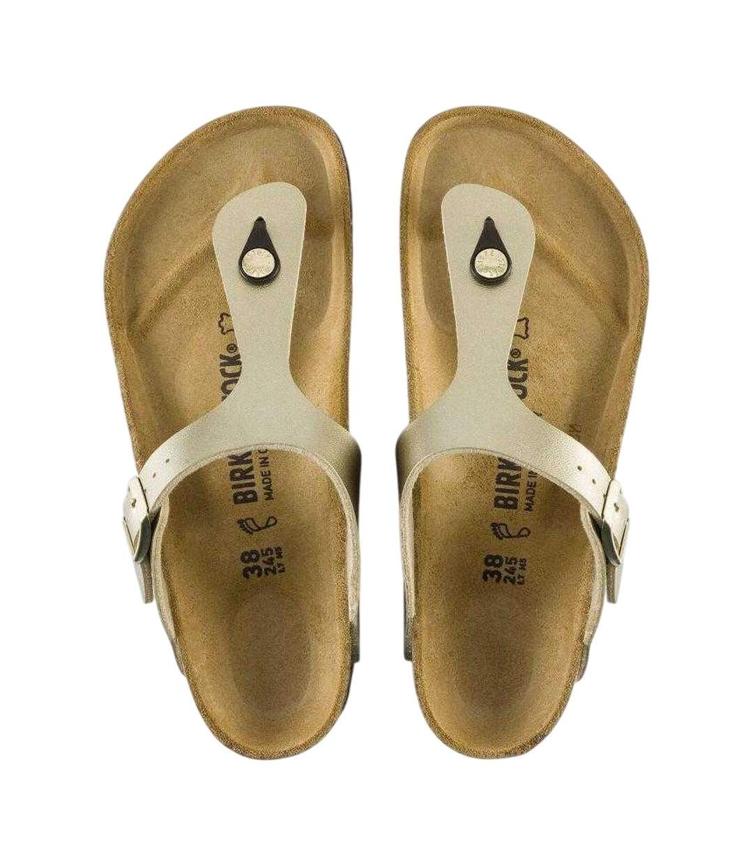 Tongs Gizeh Femme Doré Birkenstock-4