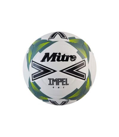 Ballon de foot impel one taille 4 blanc / noir / vert de gris Mitre