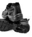 Mens Milenio Tech Leather Low Trainers Triple Black Puma-3