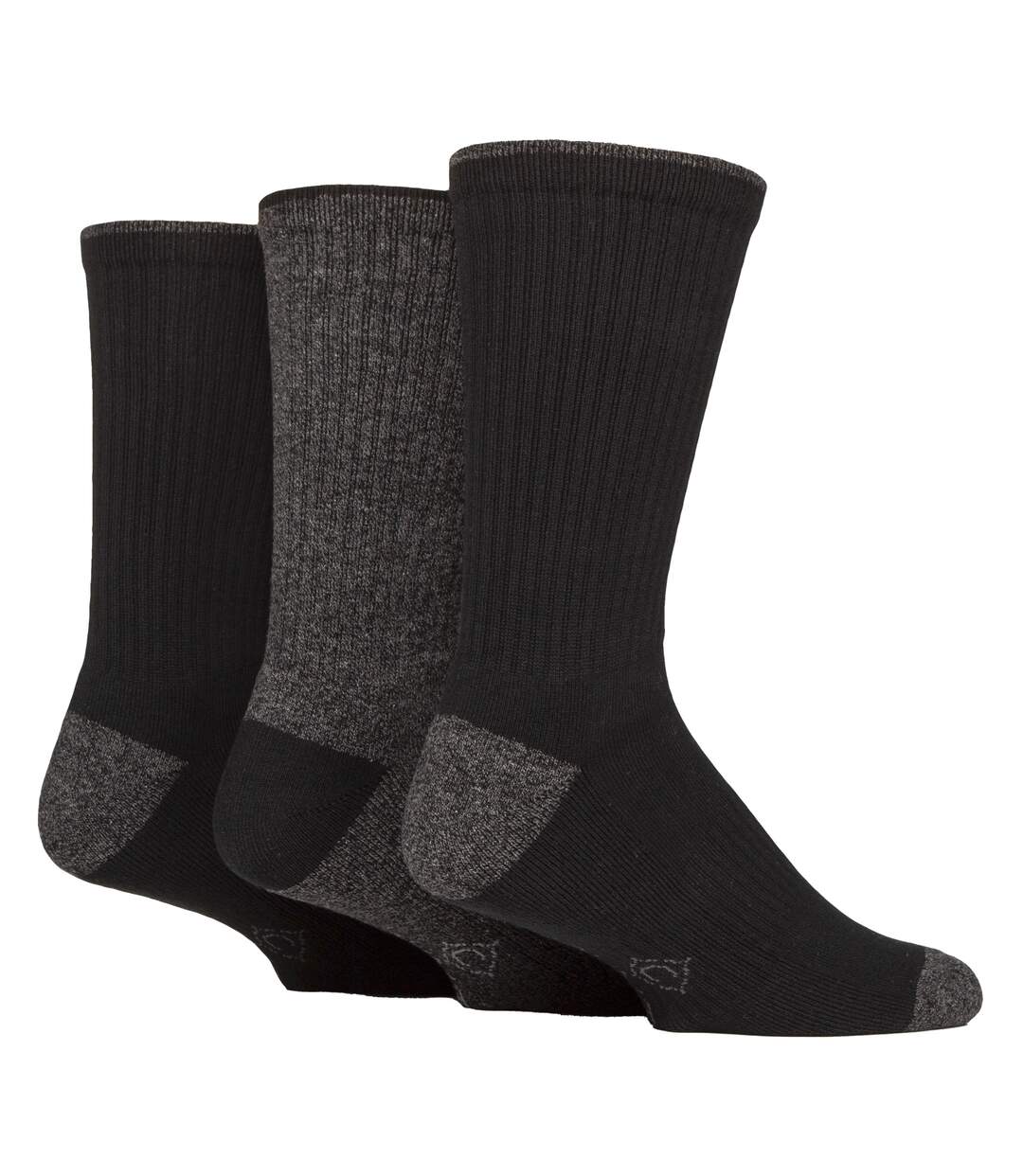 3 Pairs Mens Water Repellent Midweight Outdoor Socks for Hiking & Walking-1