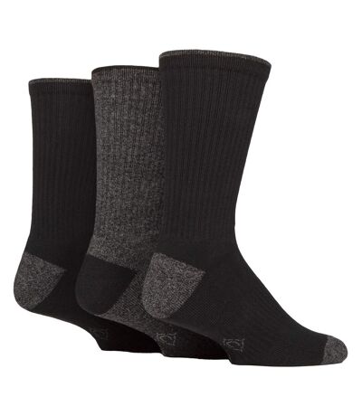 3 Pairs Mens Water Repellent Midweight Outdoor Socks for Hiking & Walking