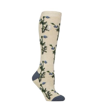 Long Wellington Boots Socks For Women | Floral Welly Socks