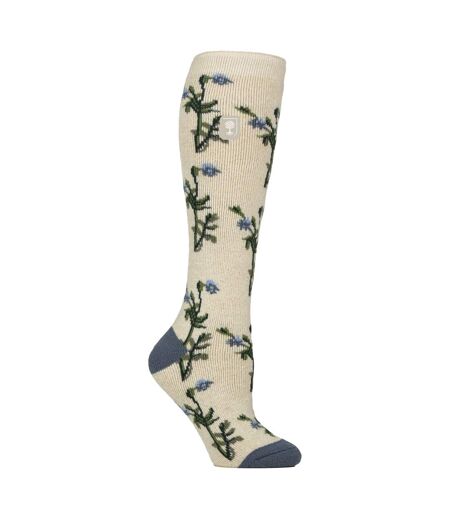 Long Wellington Boots Socks For Women | Floral Welly Socks