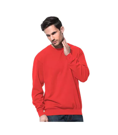 Sweat-shirt Classique Homme Rouge Stedman